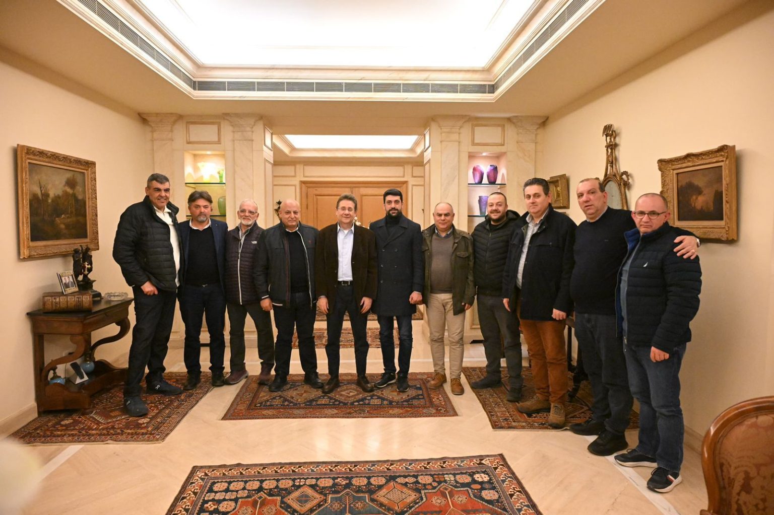 لقاء في البياضة بين كنعان ورابطة مخاتير المتن لبحث تفعيل العمل الخدماتي والإنمائي